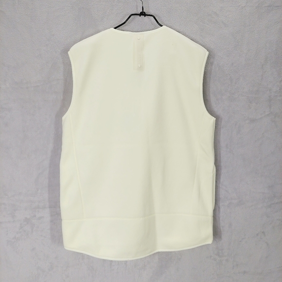 New RAINS Fleece Vest in STRAW Pale Yellow P4178 - Picture 5 of 10